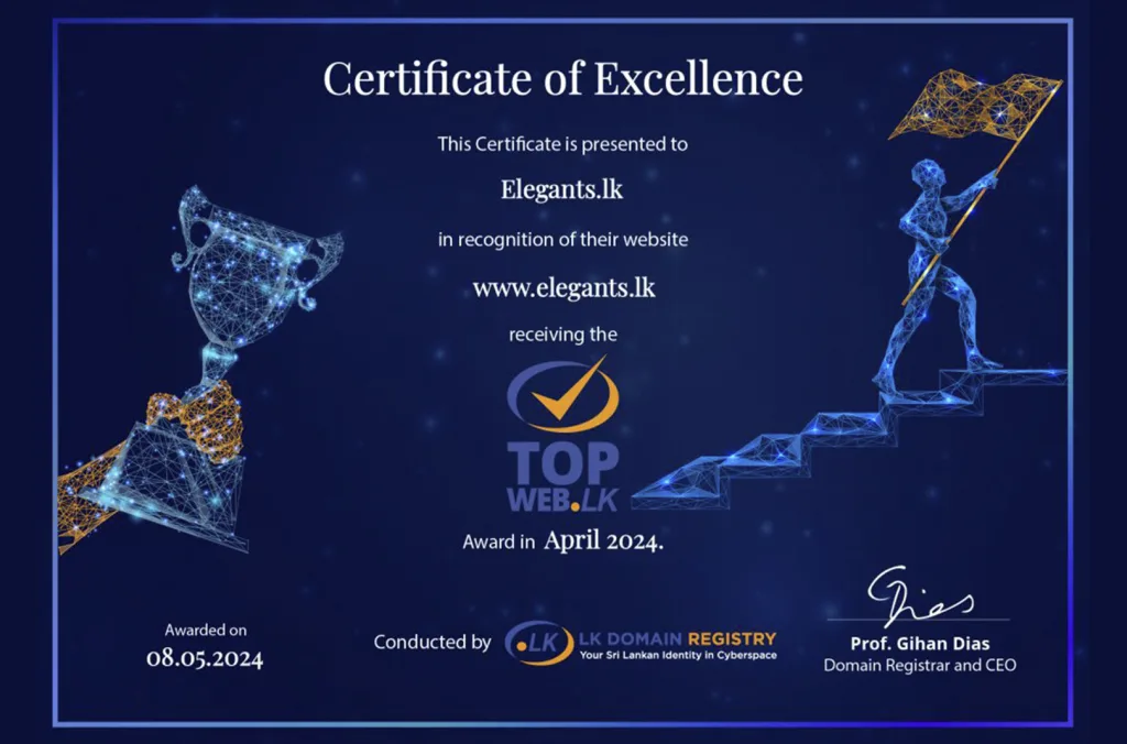 Celebrating Excellence: Our Recognition in the 2024 TopWeb.LK Competition