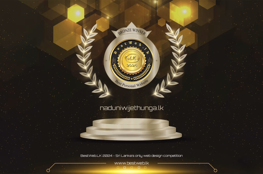 Bronze Award Winner for Best Personal Website