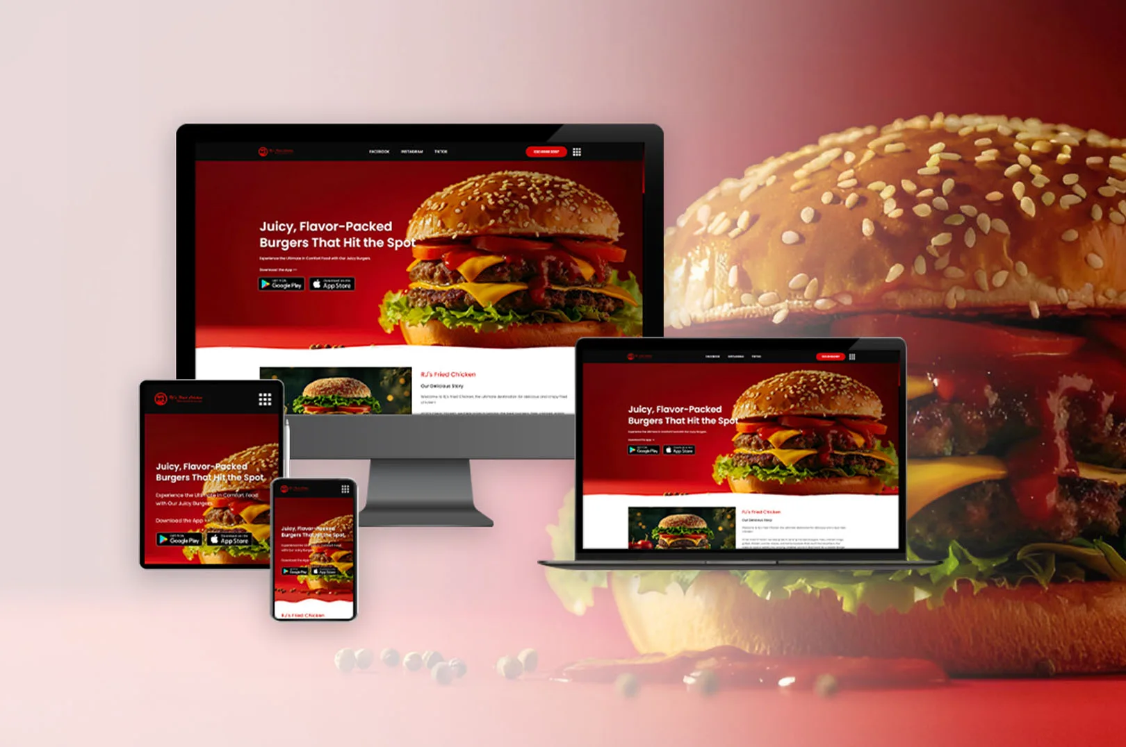 Case Study Building the Website for Rjs Fried Chicken UK