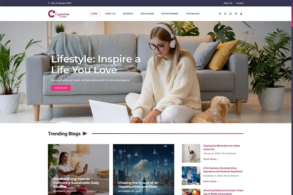Minimalist Website Design